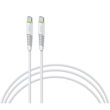 Кабель Intaleo Cable USB-C to USB-C 18W 1.2m White (CBFLEXTT1): Тип USB-C - USB-C
