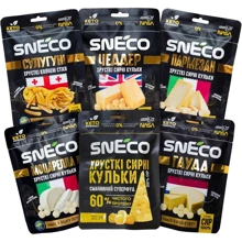 Набор сыра хрустящего snEco Optimal сушеный 6 шт 168 г (4823095009910): Вес нетто 168 г