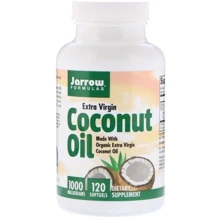 Jarrow Formulas Coconut Oil Extra Virgin 1,000 mg 120 Softgels Кокосовое масло: Форма выпуска Капсулы