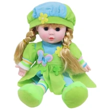 Мягкая кукла MIC Lovely Doll зеленая (LY3011/2/3/4/5/6): Возраст от 3 лет