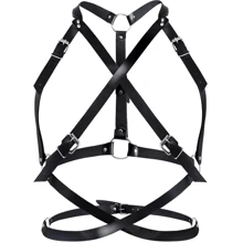 Женская портупея Art of Sex - Agnessa Leather harness (черный, L-2XL): Для кого Для женщин