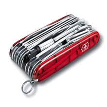 Мультитул Victorinox Swisschamp XLT 91мм/50 предметов/красный прозрачный (1.6795.XLT): Тип мини-мультитул
