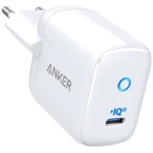Зарядний пристрій ANKER USB-C Wall Charger PowerPort III Mini 1 Power IQ 3.0 30W White (A2615L21): Особливості Швидка зарядка, USB-C