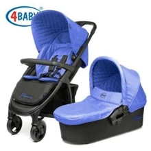 Універсальна коляска (2-в-1) 4Baby Atomic Duo Blue (синій) + сумка: Тип коляски універсальна коляска (2-в-1)