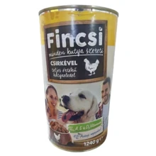 Влажный корм Fincsi для взрослых собак с курицей 1.24 кг (5999883273005): Тип Влажный корм