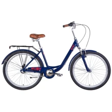 Велосипед Dorozhnik RUBY AM планет. с багажником зад St, с крылом St 2022 SHIMANO NEXUS AL 26" темно-синий (OPS-D-26-198): Материал рамы Алюминий