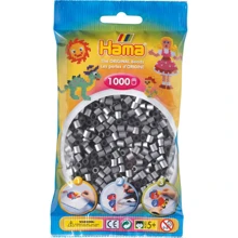 Термомозаика HAMA Набор бусин под серебро MIDI 5+, 1000 шт. (207-62): Производитель HAMA