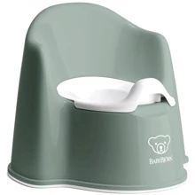 Горщик-крісло BabyBjorn Potty Chair темно-зелений / білий: Колір зелений