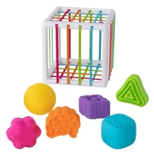 Сортер-куб со стенками-шнурочками Fat Brain Toys InnyBin (F251ML): Тип сортер