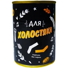 Консерва-носок Для холостяка чорний: Виробник PAPAdesign