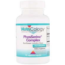 Nutricology PhosSerine Complex 90 Veg Caps Фосфатидилсерин комплекс: Форма выпуска Капсулы