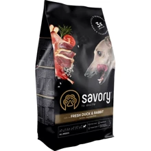 Сухой корм Savory для собак всех пород со свежим мясом утки и кроликом, 1 кг (4820232630167): Тип Сухой корм