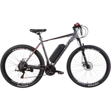 Электровелосипед 29" Formula THOR 1.0 350Вт 36В, 2021 (серо-черный с красным (м)) (ELB-FR-29-117): Цвет серый