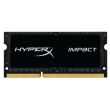 Kingston 8 GB SO-DIMM DDR3L 1600 MHz HyperX IMPACT (HX316LS9IB/8): Тип DDR3L