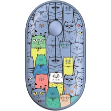 Мышь 2E MF300 Pets Cats Silent WL BT Blue (2E-MF300WPETSBL): Интерфейс подключения Bluetooth, Wireless