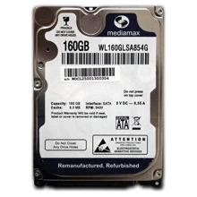 Внутренний жесткий диск Mediamax WL160GLSA854G: Форм-фактор 2.5"