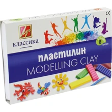 Пластилін Луч Класика 8 кольорів 160 г, зі стеком: Виробник Луч