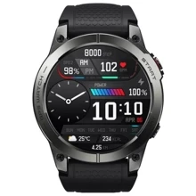 Смарт-часы Zeblaze Stratos 3 Abyss Black: Дисплей 1.43" AMOLED (466x466)