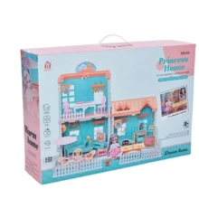 Ляльковий будиночок Qixi Toys з лялькою, 122 деталі (668-8A): Виробник Qixi Toys
