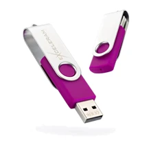 USB-флешка eXceleram 32GB P1 Series USB 2.0 Silver/Purple (EXP1U2SIPU32): Стандарт USB USB 2.0