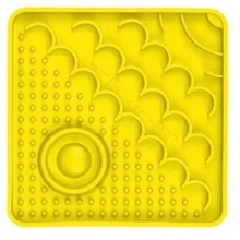 Коврик для медленного питания кошек LickiMat CAT CATSTER YELLOW (9349785008469): Тип Лизательные коврики