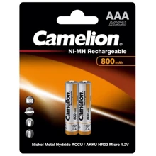 Camelion AAA 800mAh Ni-MH * 2 R03-2BL (NH-AAA800BP2): undefined undefined