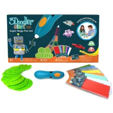 3D-ручка 3Doodler Start для детского творчества - Мегакреатив (192 стержня, 8 шаблонов) (3DS-MEGA-E-R): Производитель 3Doodler Start