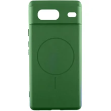 Чехол для телефонов Lakshmi Case Silicone Cover Full Camera MagFit Dark Green for Google Pixel 7: Совместимость Google Pixel 7