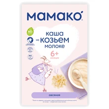 Каша Мамако овсяная на козьем молоке 200 г (4670017090019): Тип Каши молочные