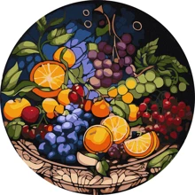 Картина за номерами Ідейка Апетитна композиція ©art_selena_ua ø39 см (KHO-R1014): Виробник Идейка