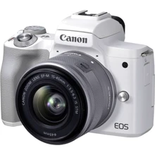 Canon EOS M50 Mark II kit (15-45mm) IS STM White (4729C028): Тип матрицы CMOS