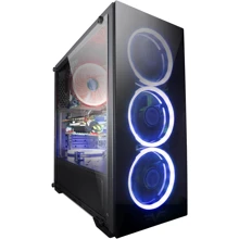 Корпус Frime Wanda blue led (Wanda-U3-GLS-4BDRF): Форм-фактор материнской платы ATX/MicroATX/Mini-ITX