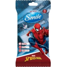 Серветки вологі Smile Marvel антибактеріальні 15 шт: Тип Влажные салфетки