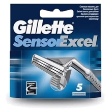 Gillette Sensor Excel Сменные кассеты для бритья для мужчин 5 шт. (P0000002367): Вид Сменные кассеты