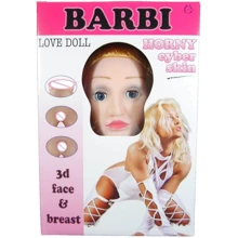 Надувная кукла BARBI- 3D с вставкой из киберкожи и вибростимуляцией, BS2600021: Для кого Для мужчин