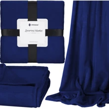 Плед Springos Luxurious Blanket 200x220 см синий (HA7211): Производитель Springos