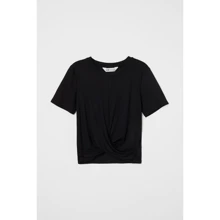 Футболка H&M 412-8567751 158-164 см черная: Тип Футболки