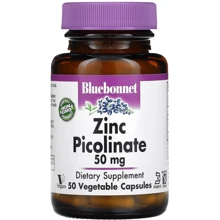 Bluebonnet Zinc Picolinate 50 mg Цинк Пиколинат 50 капсул: Тип Цинк