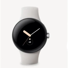 Смарт-часы Google Pixel Watch Silver/Chalk: Фитнес-функции GPS-модуль, Подсчет калорий, Пульсометр, Шагомер