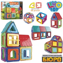 Магнитный конструктор Limo Toy Magnistar 55 деталей (LT7001): Количество деталей, шт. 55