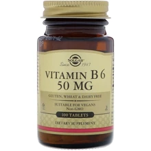 Solgar Vitamin B6, 50 mg, 100 Tabs: Тип Витамин B