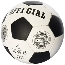 М'яч для гри Profiball Official 4 футбольний чорний (2501-22): Вид Футбольные