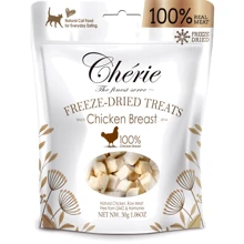 Лакомство Cherie Freeze-Dried Treats Chicken Breast для кошек из курицы сублимированные 30 г (602795): Вид Снеки