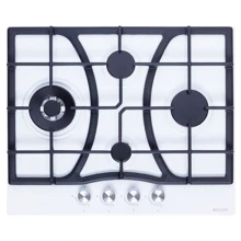 Варочная поверхность газовая Weilor GM W614 WH: Расположение панели спереди