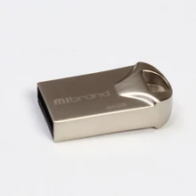 USB-флешка Mibrand 64GB Hawk Silver USB 2.0 (MI2.0/HA64M1S): Стандарт USB USB 2.0