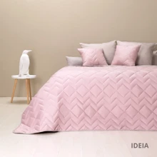 Покрывало IDEIA IZZI 220х240 пудра/светло-серый (8-34586): Размер, см 220x240