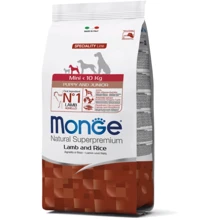 Сухой корм Monge Mini Puppy & Junior для щенков мелких пород ягненок с рисом 0.8 кг (70011518): Тип Сухой корм