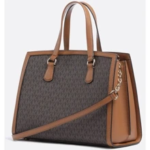 Сумка жіноча Michael Kors CHANTAL MD SATCHEL темно-коричнева (30F2G7CS2B252): Стать Женский