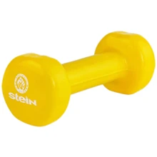 Гантель Stein 1 кг желтая (LKDB-504A-1): Вес гантели, кг 1