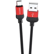Кабель Borofone USB Cable to Micro USB Dignity 1m Red (BX28): Тип USB-C - microUSB